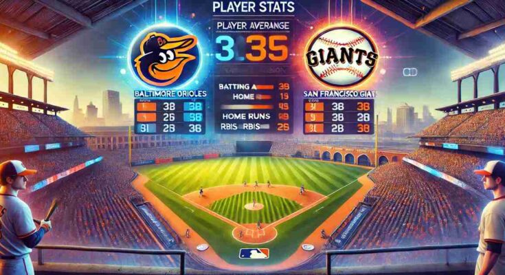 Baltimore Orioles vs San Francisco Giants Match Player Stats