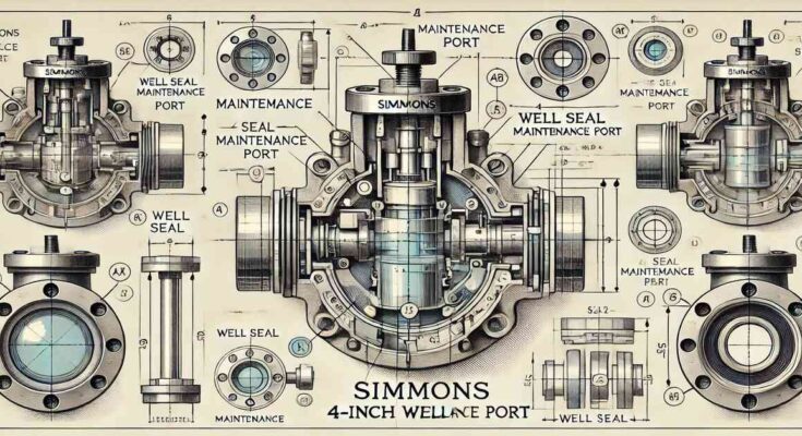 Simmons 4 Inch Well Seal Maintenance Port Diagram